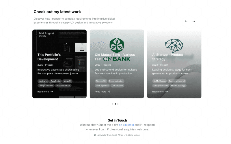 Projects gallery after optimization with improved layout and performance